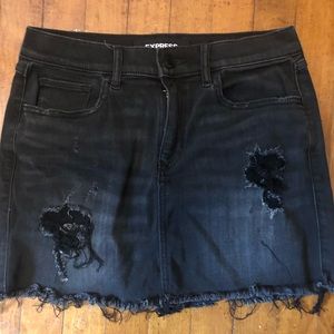 Express Denim Skirt